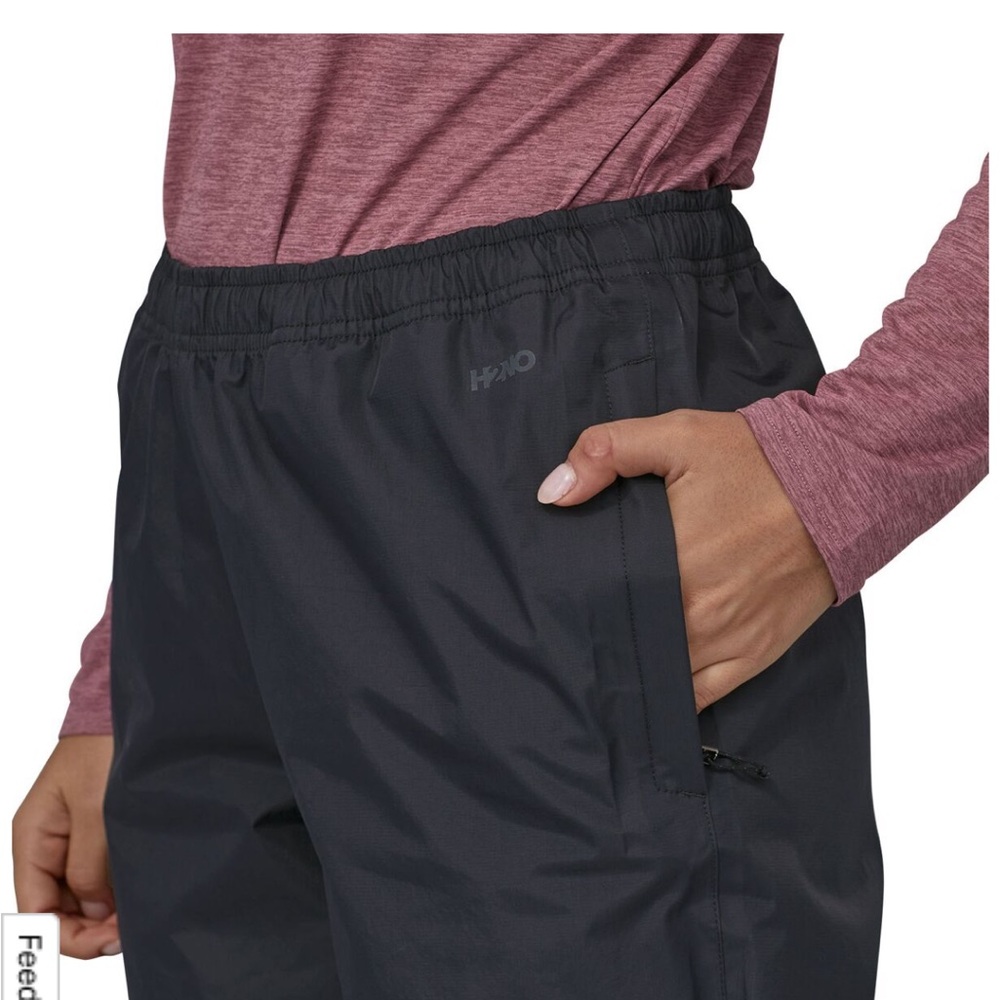 Patagonia Women’s Waterproof Rain Pants Black Medium